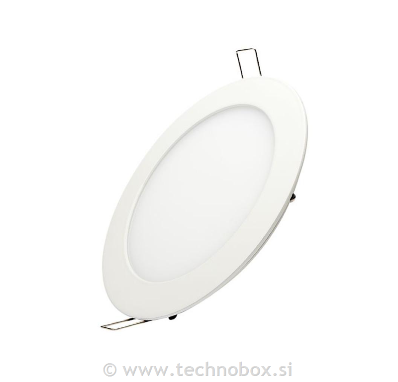 Svetilka LED vgradna 18W 3000K okrogla