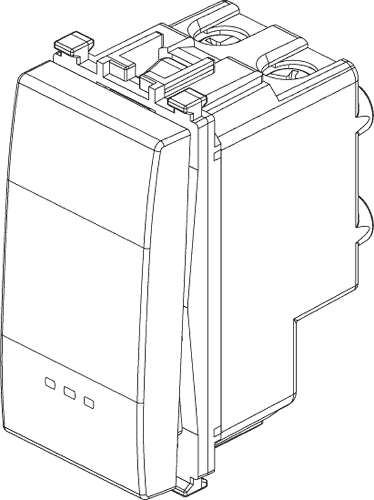 Stikalo križno 1M belo 20013.B
