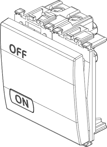 Stikalo navadno 2M 20A simbol ON-OFF