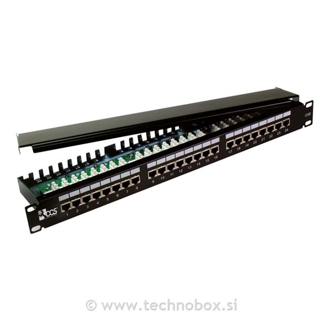 Panel 24 port CAT.5e FTP 48cm(19") 110