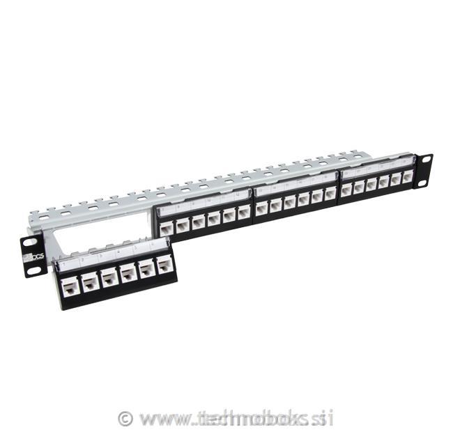 Panel 24 port Cat.6 UTP 48cm(19")