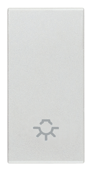 Tipka 1M srebrna simbol luč 20021.L.N