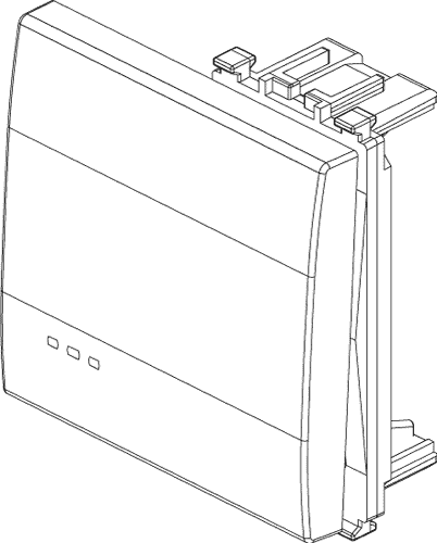 Tipka stikala 2M bela 20022.B