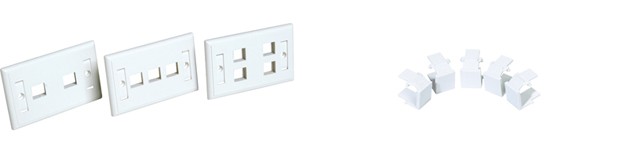 Okrasni pokrovček za režo RJ45