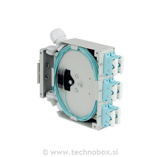 Omarica 6x SC Duplex za DIN letev