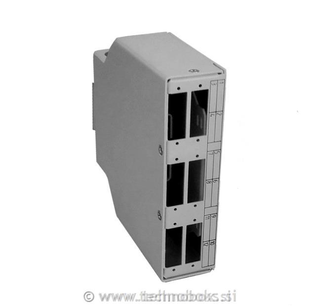 Omarica 6x SC Duplex za DIN letev