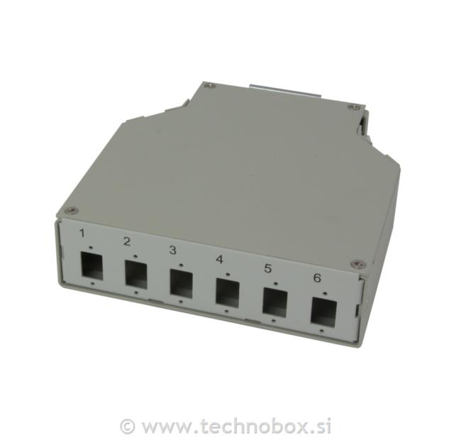 Omarica 6x SC Simplex za DIN letev