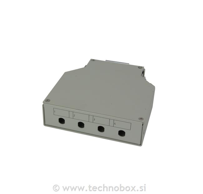 Omarica 4x ST Simplex za DIN letev