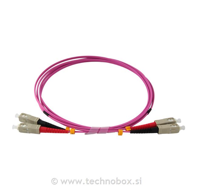 Kabel patch SC-SC MM 50/125 OM4 2m