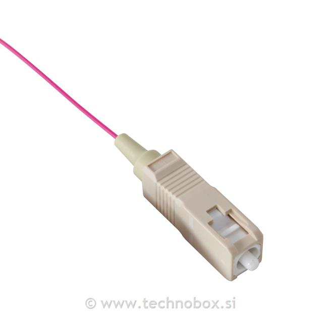 Optični pacht pigtail 50/125 OM4 SC 2m