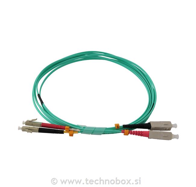 Kabel patch SC-LC MM 50/125 OM3 3m