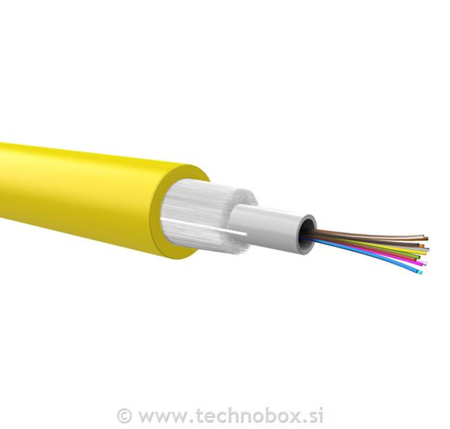 Kabel optični 24xFO 9/125 LSZH z zaščito