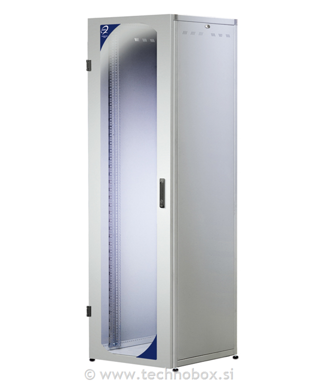 Kabinet samostoječi 38U 600x600x1800 siv