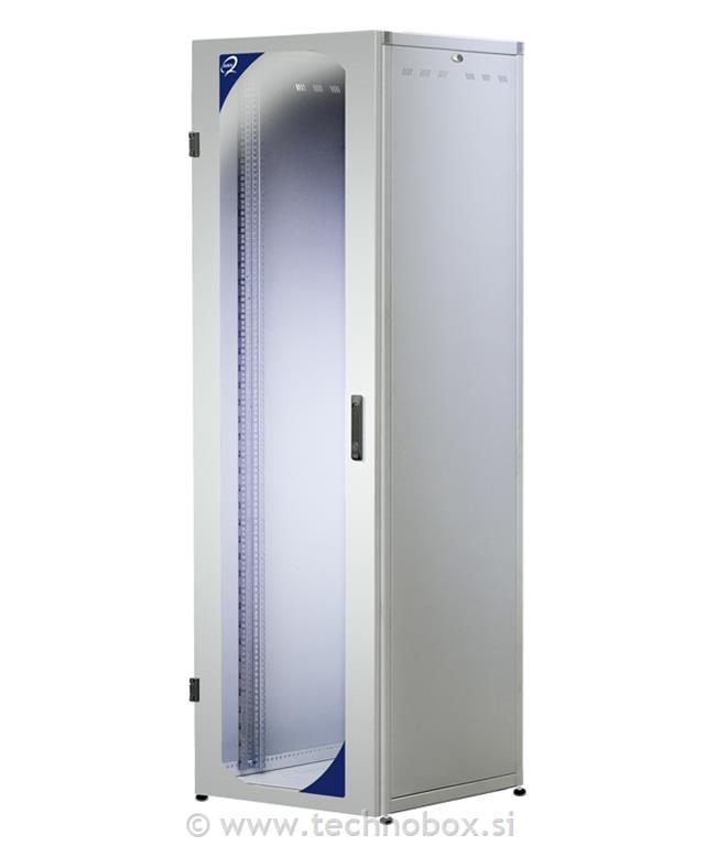 Kabinet samostoječi 42U 600x600x2000 siv