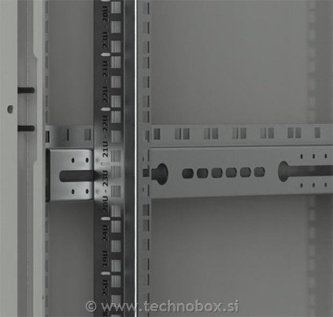Kabinet samostoječi 36U 800x800x1790 siv