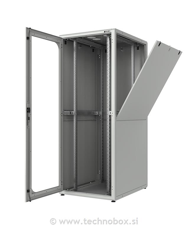 Kabinet 42U 800x1000x2000 siv stek.vrata