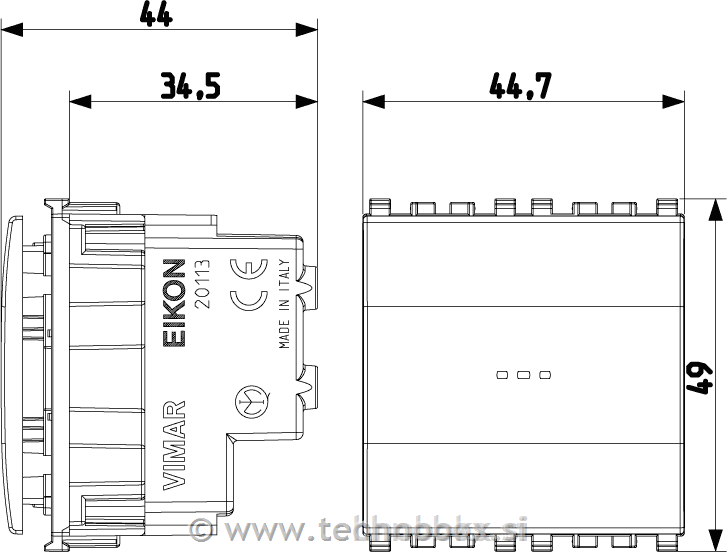 Stikalo križno aksialno 2M 20113.2.N