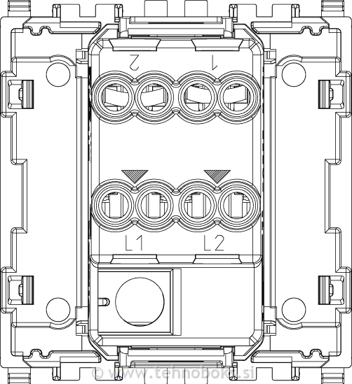 Stikalo križno aksialno 2M 20113.2.N