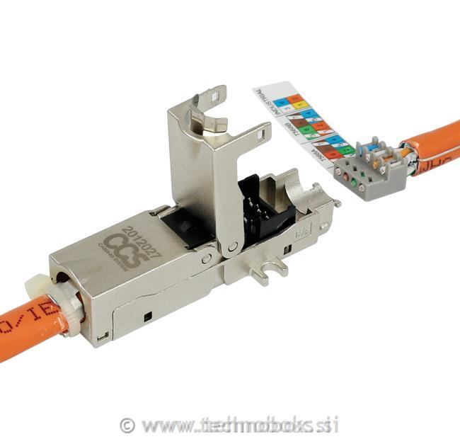 Spoj linijski Cat.6A STP