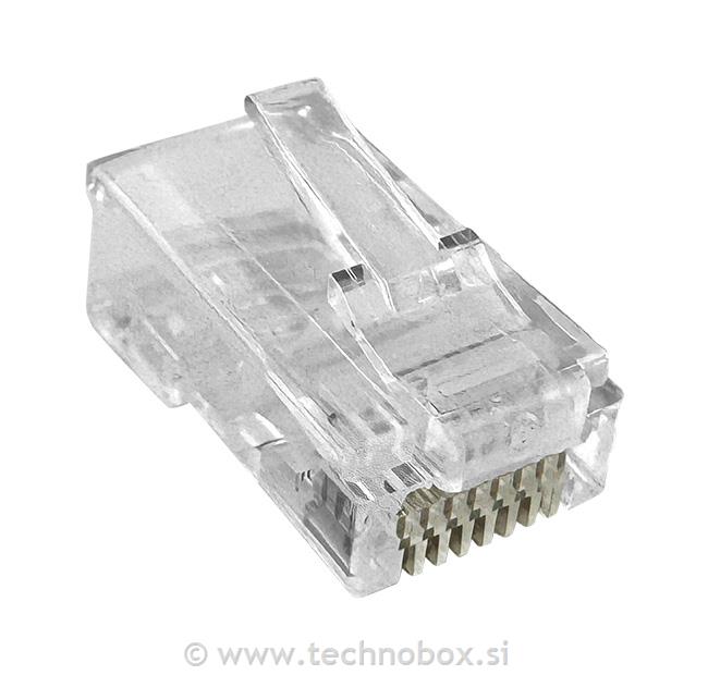 Konektor RJ45 Cat6 UTP 8 polni prehodni