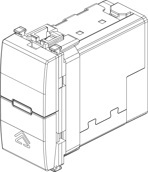Sprejemnik IR + zatemnilnik beli 20175.B