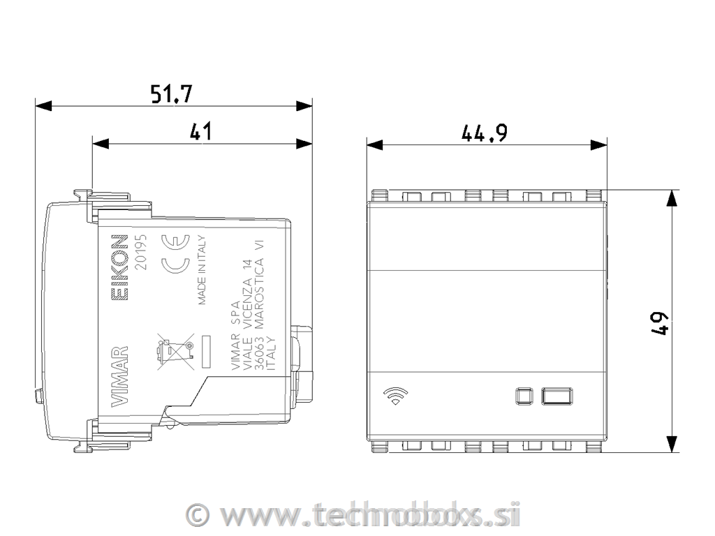 Dostopna točka Wi-Fi 2M 230V bela