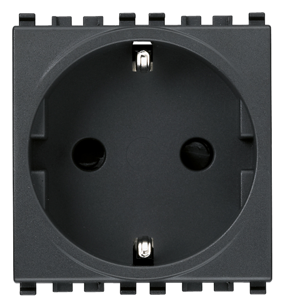 Vtičnica šuko SICURY siva 20208.FX