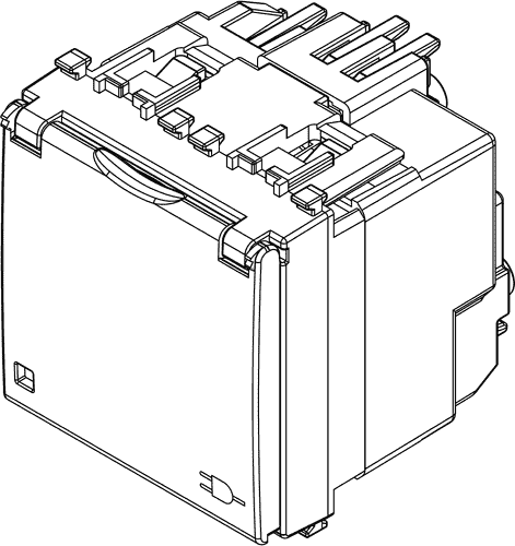 Vtičnica šuko SICURY bela 20208.FX.C.B