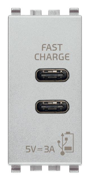 Vtičnica USB 5V 3A C+C 1M 20292.CC.N