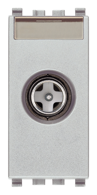 Vtičnica TV končna 1M siva 20300.01.N