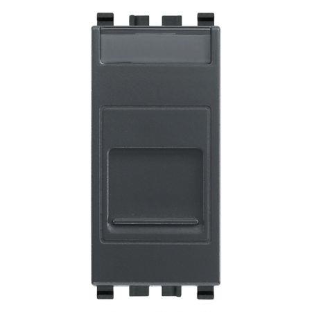 Adapter RJ45 Cat6 antracit pokrov