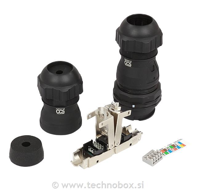 Spoj linijski Cat.6A STP zaščiten