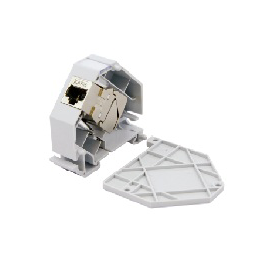 Adapter za din letev 1M - za RJ45 m. PVC