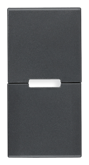 Tipka 1M brez simbola siva 20531.S