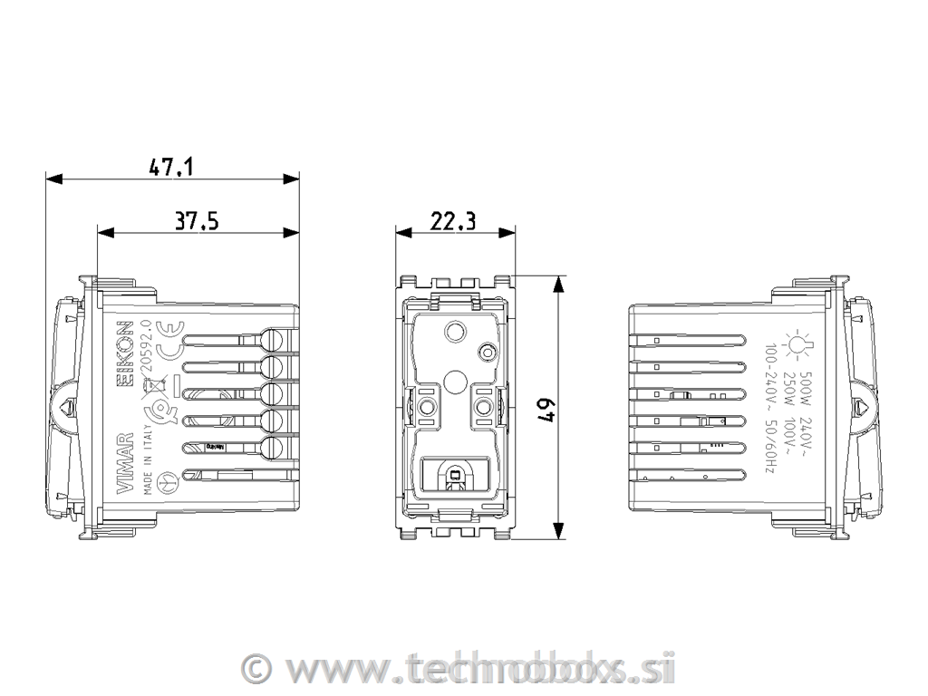 Mehanizem stikala 1M menjalno IoT