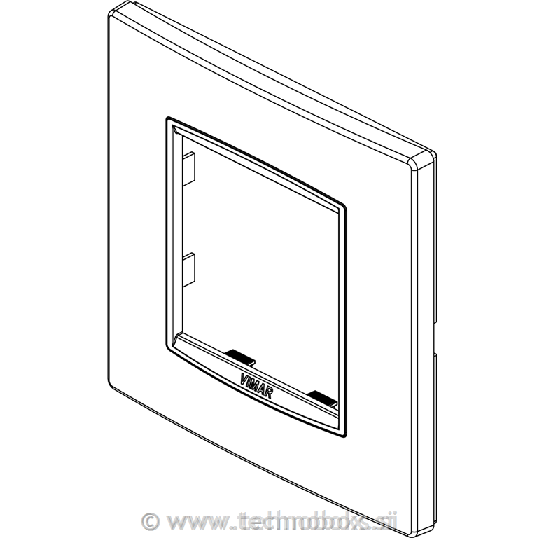 Okrasni okvir 2M Glass ice bel 20642.C72