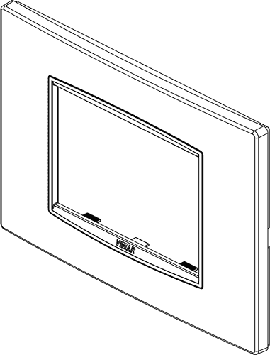 Okrasni okvir 3M artic bela 20653.01