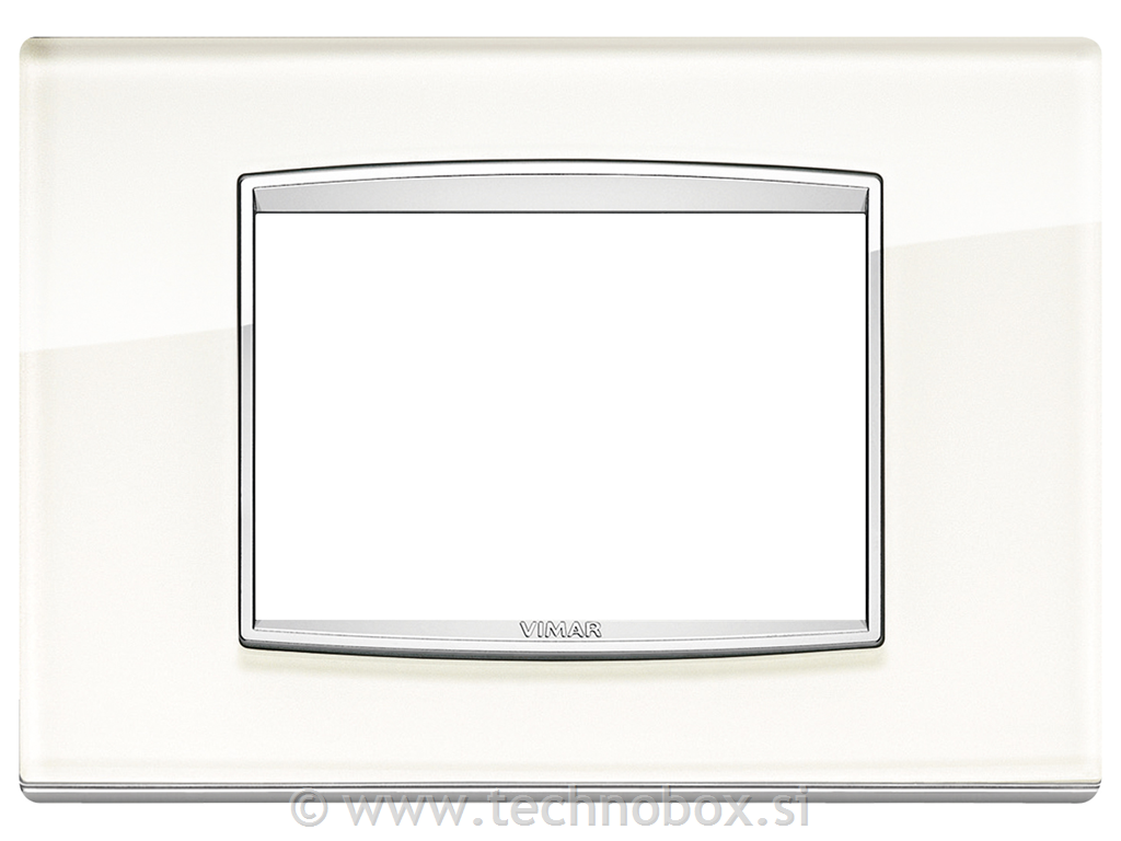 Okrasni okvir 3M belo steklo 20653.C72