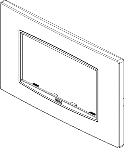 Okrasni okvir 4M mat siva 20654.15