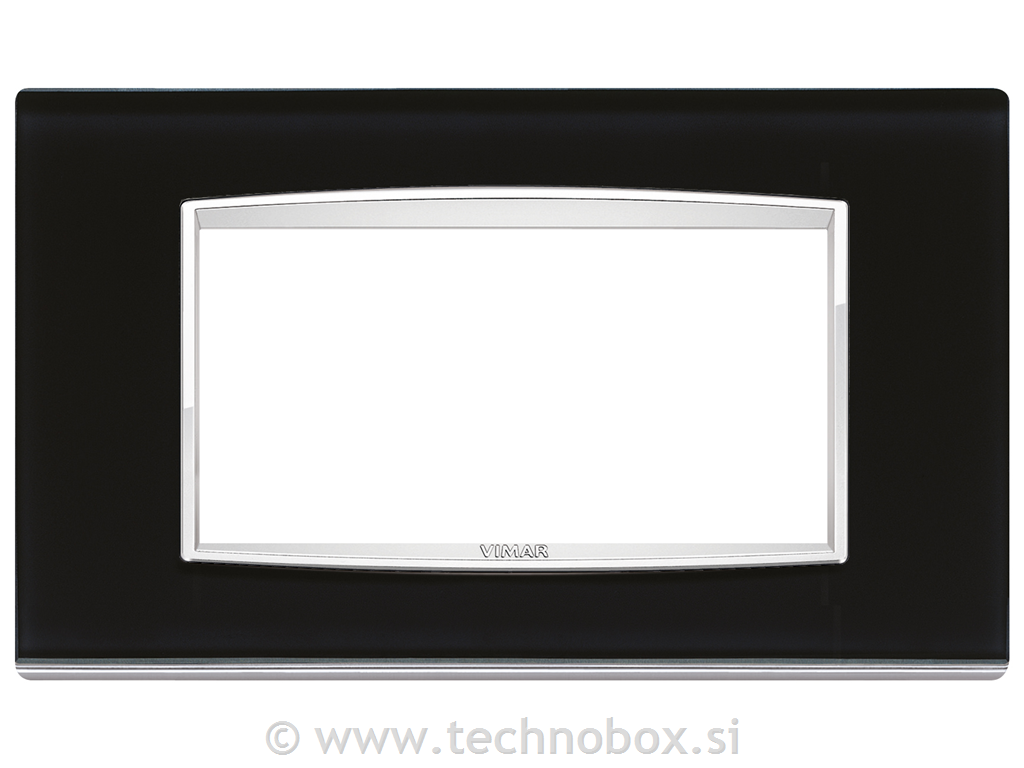 Okrasni okvir 4M črno steklo 20654.C71