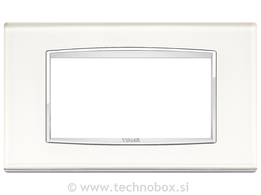 Okrasni okvir 4M belo steklo 20654.C72