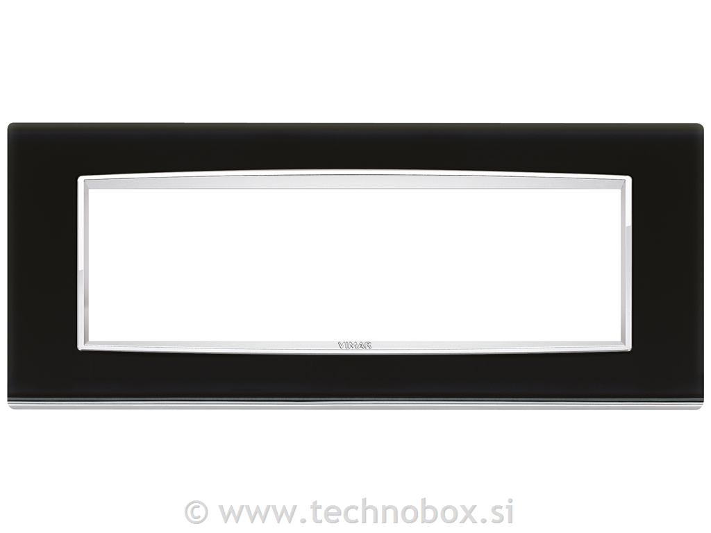 Okrasni okvir 7M črno steklo 20657.C71