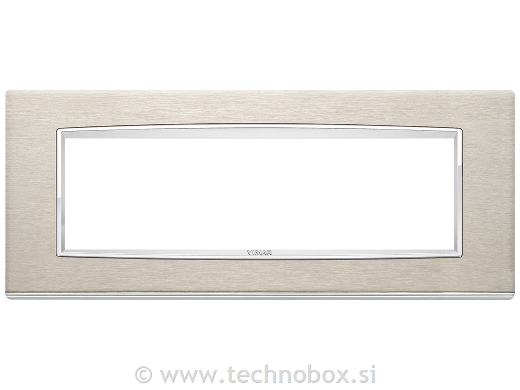 Okrasni okvir 7M classic inox brušen