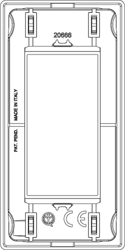 Okrasni okvir 1M pan Lava Grey 20666.15