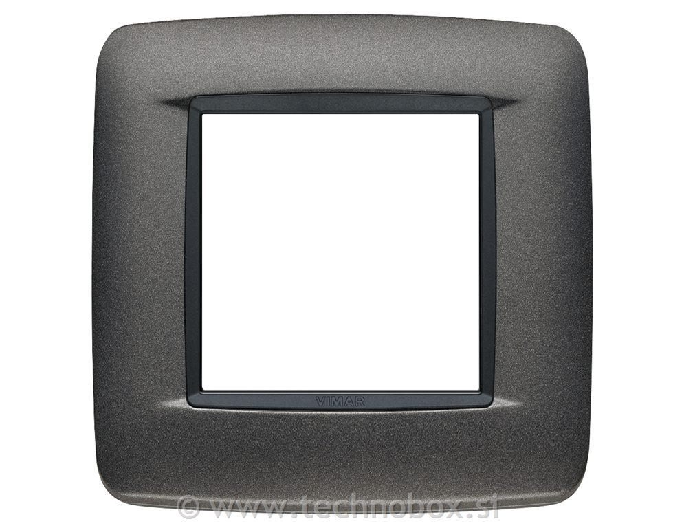 Okrasni okvir 2M mat siva rondo 20672.15