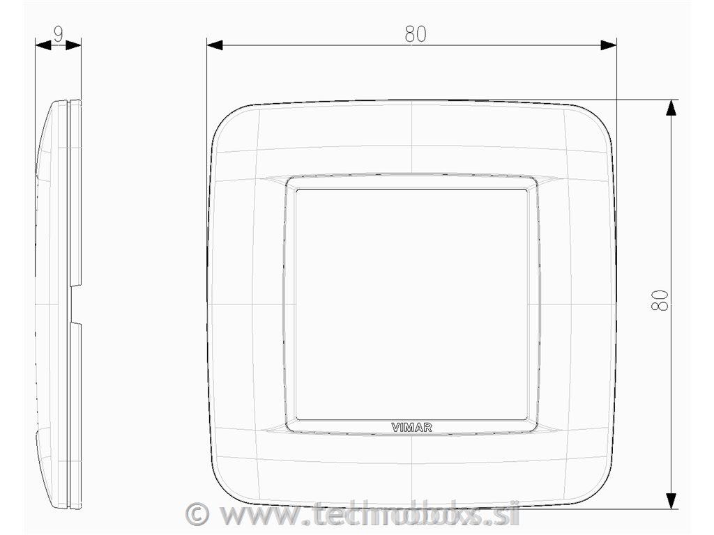 Okr. okvir 2M Antique white r. 20672.C02