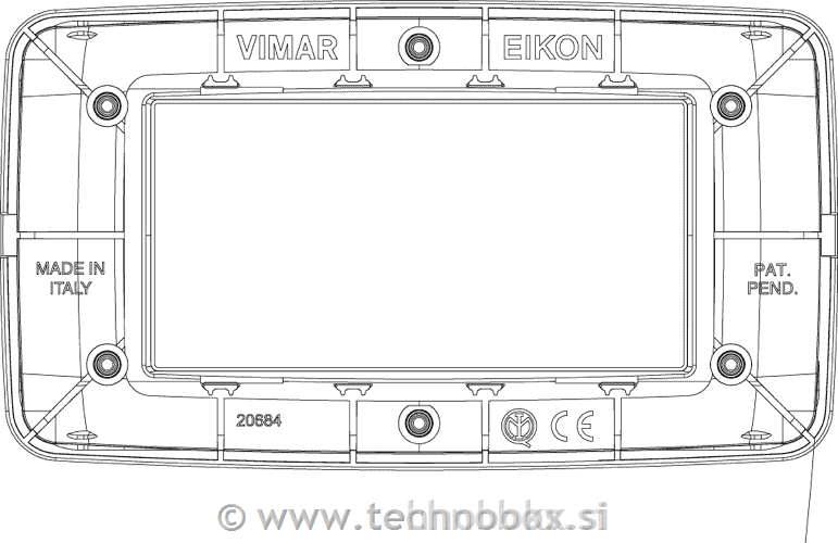 Okra. Okvir 4M Arctic white r. 20684.C01