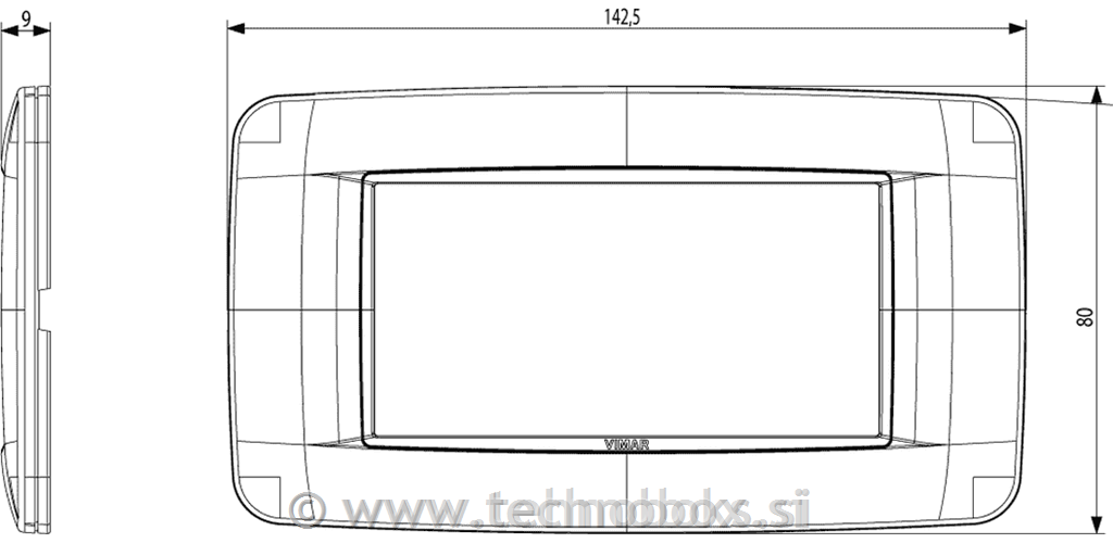 Okr. okvir 4M Antique white r. 20684.C02