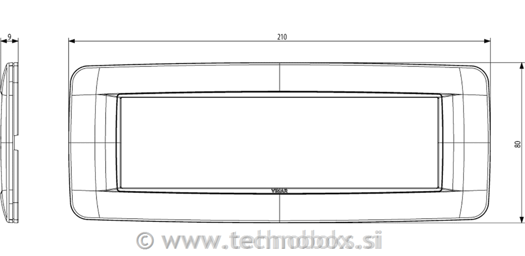 Okr. okvir 7M Antique white r. 20687.C02