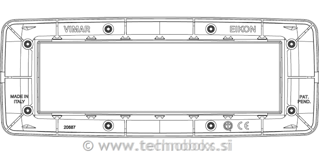 Okr. okvir 7M Antique white r. 20687.C02